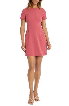 Donna Morgan Fit & Flare Minidress in Baroque Rose at Nordstrom Rack, Size 18 (Similar To 14W)