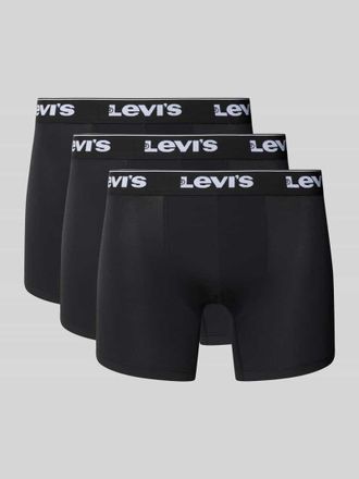 Levi's Trunks mit Label-Bund im 3er-Pack in Black, Größe XL