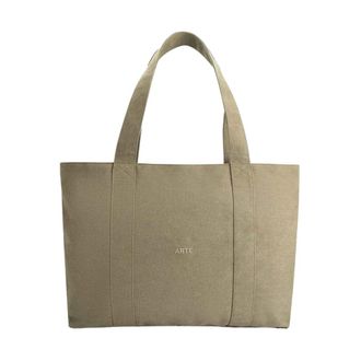 Arte Borsa Tote in Canvas - - Bags - unisex - Verde - ONE SIZE