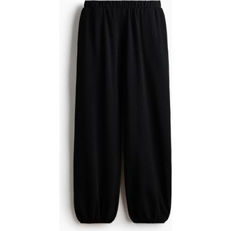 H&M Loose-fit Joggers in Black at Nordstrom, Size Xx-Large