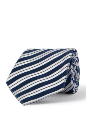 Charvet 8.5cm Classic Striped Silk Tie