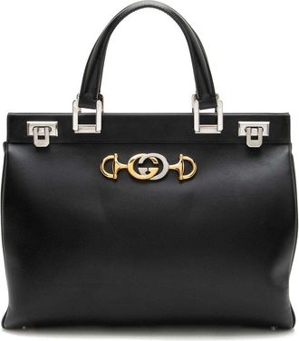 Gucci Calfskin Zumi Medium Tote (Authentic Pre-Loved)