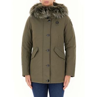 Blauer Gewatteerd jack - Dames - Jassen - Groen - Maat: XS Zijde