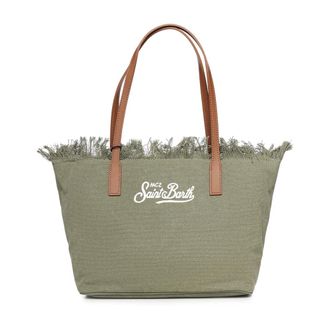 MC2 Saint Barth Tote Bags, female, Green, Size: ONE SIZE Shoulder Bag