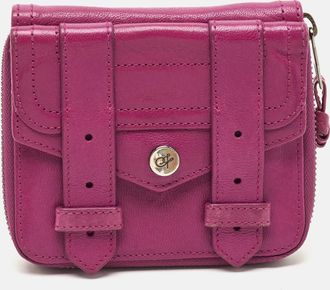 Proenza Schouler Ps1 Fuchsia Leather Continental Wallet