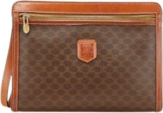Celine Pre-owned Clutches, female, Brown, Size: ONE SIZE Pre-owned Plastic celine-bags