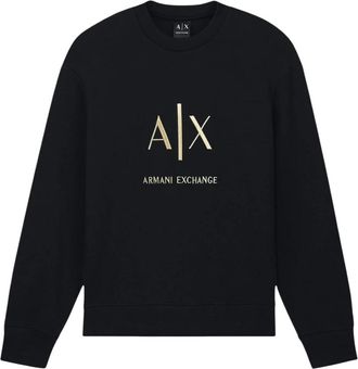 A|X Armani Exchange Hombre, Sudaderas, Negro, Talla: M