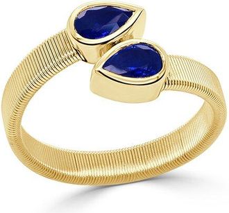 Sabrina Designs 14K 0.83 Ct. Tw. Diamond & Sapphire Cocktail Ring