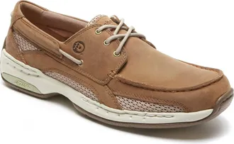 Dunham Mens Captain Boat Shoe In Tan