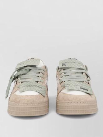 Off-white low-top sneakers