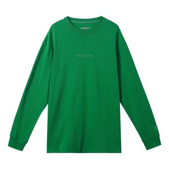 Nike Jordan Air Jordan x Wordmark Long Sleeves T-Shirts Green FJ0703-302