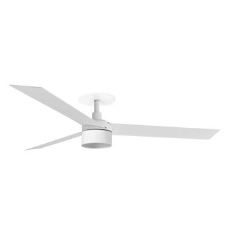Netlighting Cruiser Recessed 132cm TEK LED Ceiling Fan Matt White 2700K