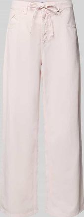 Cambio Cambio Baggy Jeans aus Lyocell-Mix mit Leinen-Anteil in Hellrosa, Gr&ouml;&szlig;e 42