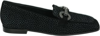 Pedro Miralles Zwarte Su&egrave;de Instappers - Dames - Loafers - Zwart - 37 EU - Su&egrave;de - Schoenen