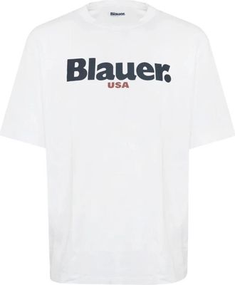 Blauer Ernst T-Shirt - Heren - T-shirts - Wit - XL - Katoen - Tops