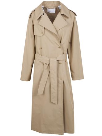Frankie Shop Riva Cotton Trench Coat