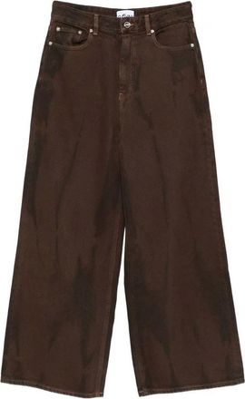Ganni Overdyed Heavy Denim Baggy Jeans
