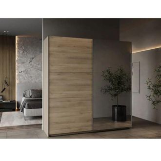 Demeyere Demeyere - armadio 2 ante scorrevoli ghost con specchio quercia 194,5x59,9x203 cm