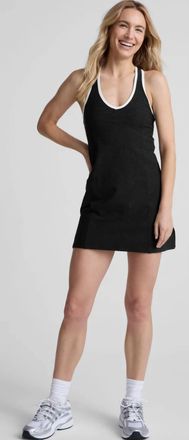 Beyond Yoga Spacedye Starting Line Mini Dress In Black