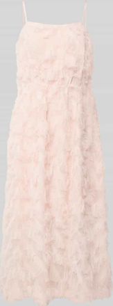 Selected Midikleid mit Fransen Modell MYLINE in Rosa, Gr&ouml;&szlig;e 34