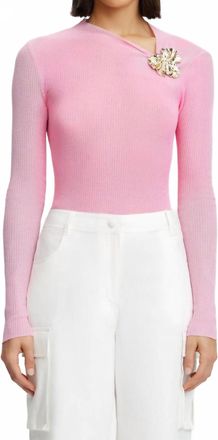 Acler Rowthorn Top In Pink