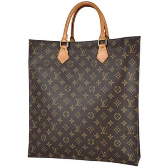 Louis Vuitton Brown Monogram Handbag Tote Bag (Pre-Owned)