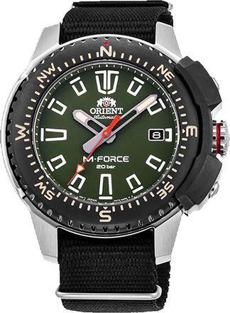 Orient Mens M-Force Green Dial Watch