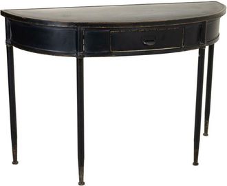 Wanderlust Deco Wanderlust Deco - Recibidor de metal negro 120x44x80