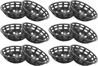 No Brand 12 Esteras De Malla De Pp Negras Para Macetas Y Jardineras, Que Evitan La Acumulaci&oacute;n De Agua Y La Pudrici&oacute;n De Las Ra&iacute;ces. Ideales Para Jardiner&iacute;a
