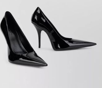 Balenciaga patent leather pointed-toe pumps