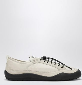 Prada Speedrock sneakers in ivory Re-Nylon and suede