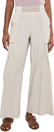 Xcvi Charli Wide Leg Womens Clothing Clay Pot : LG (Womens 12-14), Cotton/Linen