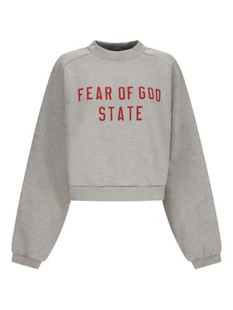 Fear of God crew-neck fleece sweatshirt - Grey