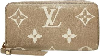Louis Vuitton Pre-owned Clutches, female, Beige, Size: ONE SIZE Pre-owned Zippy Wallet Monogram Empreinte Long Wallet
