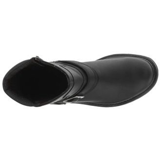 Harley-Davidson Harley Davidson Booker Full grain leather Mens Ankle Boots - Black - Size:UK 8.5