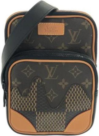 Louis Vuitton Pre-owned Damier Giant Amazon Slingback Shoulder Bag - Dames - Vintage Schoudertas - Bruin - ONE Size - Vintage