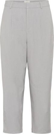 Kaffe KAmerle Pants Suiting Pants - Dames - Vrijetijds broeken - Grijs - L - Leer - Broeken