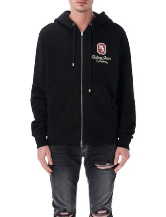 Amiri Black Graphic Logo Hoodie