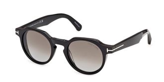 Tom Ford FT1358 THOMAS-02 01K Mens Sunglasses Black Size 49