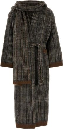 Brunello Cucinelli Multicolor Knitted Shawl Neck Cardigan