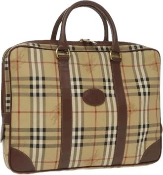 Burberry Pre-owned Handbags, female, Beige, Size: ONE SIZE Pre-owned Vintage Hand Bag