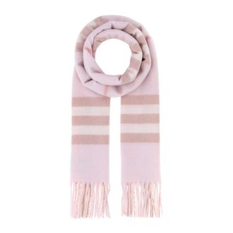 Burberry Sciarpa in cashmere ricamata - - Accessories - Donna - Rosa - ONE SIZE