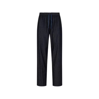 Emporio Armani Straight Broeken - Dames - Straight fit broeken - Blauw - S - Broeken