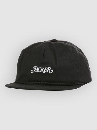 Jacker Classic Snapback 5 Panel Cap schwarz