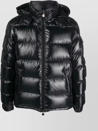 Moncler short down jacket adjustable hood