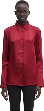 Anine Bing Amanda Shirt - Blouses & Shirts - Mujer - Rojo - S