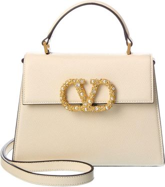 Valentino Vsling Small Leather Shoulder Bag