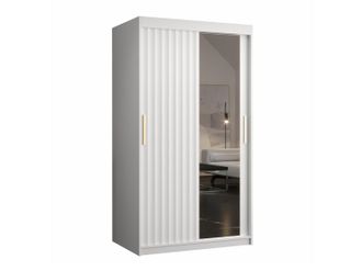 Mirjan24 Mobilier1 - Armario Hartford 337, Blanco, 200x100x62cm, Puertas De Armario: Correderas, N&uacute;mero De Estantes: 0