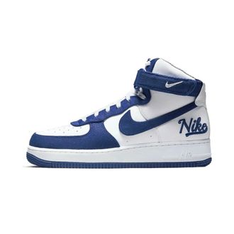 Nike Fitness, Heren, Wit, 44 EU, Leer, Air Force 1 High EMB Dodgers