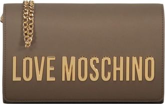 Love Moschino Cross Body Bags, female, Gray, Size: ONE SIZE Elegant Shoulder Bag